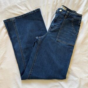 Oat New York Dark Blue Boot Cut Jeans